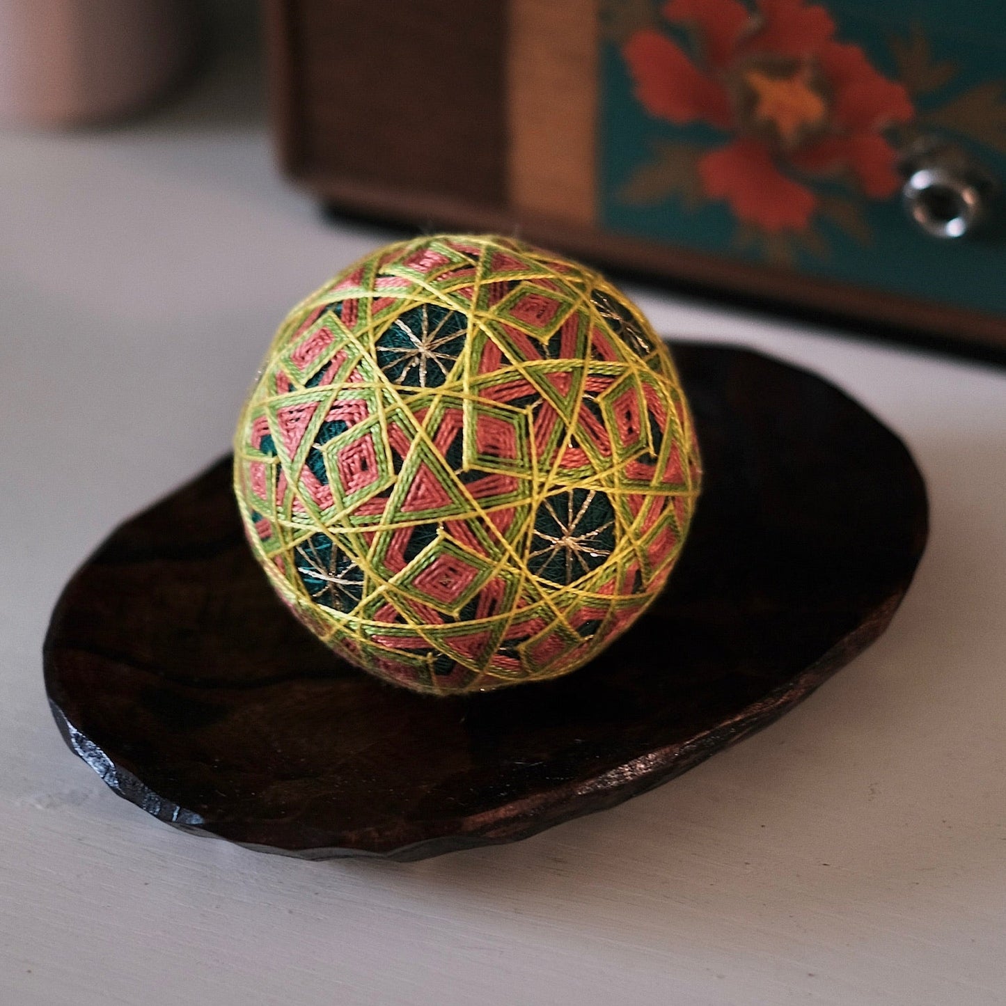 手工日本刺繡手毬 | 星光遊戲