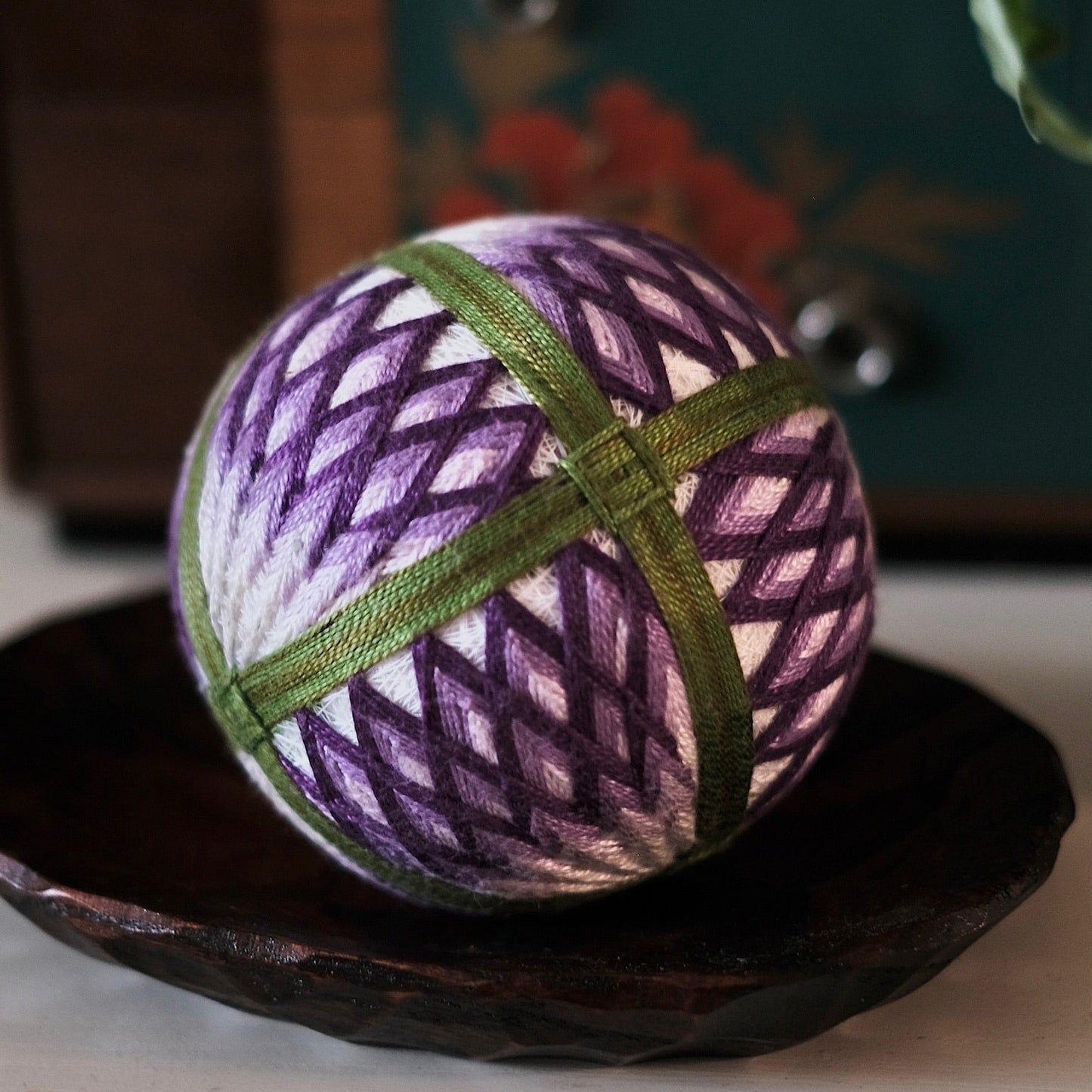 手工日本刺繡手毬 | 森羽の環