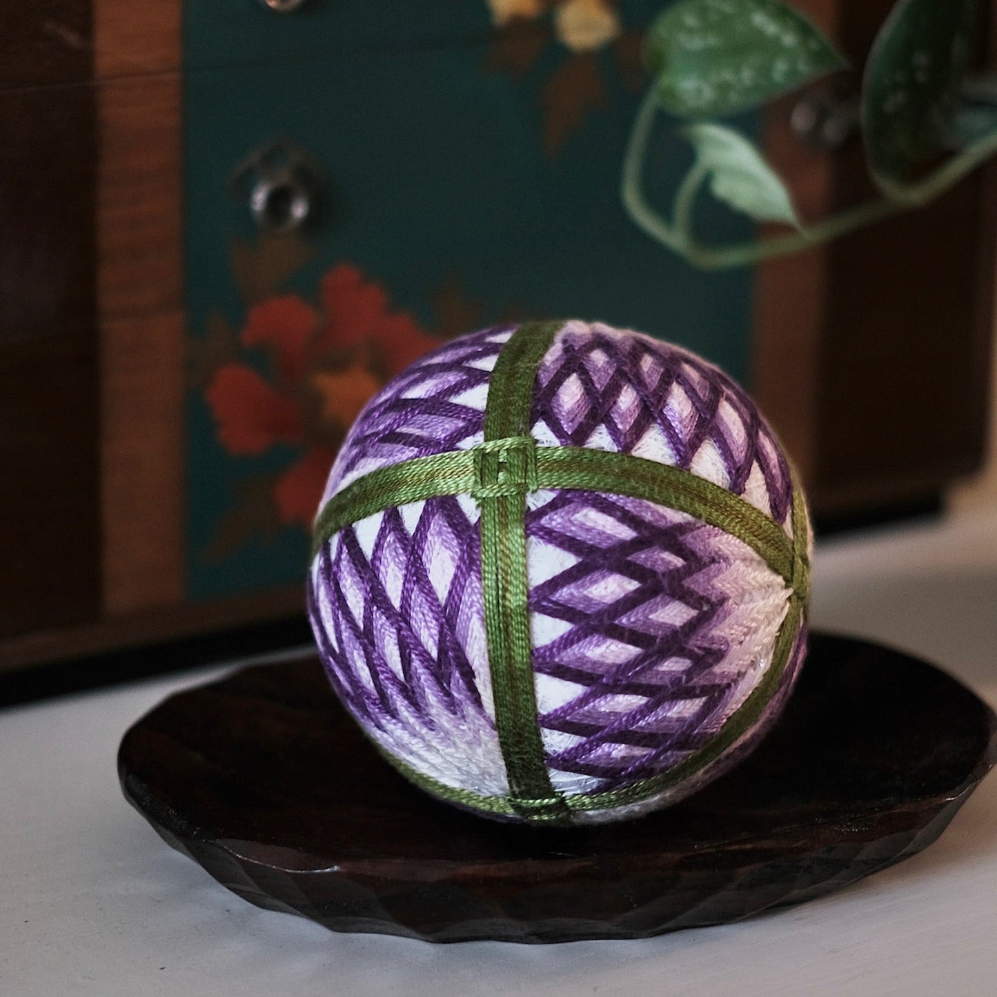 手工日本刺繡手毬 | 森羽の環
