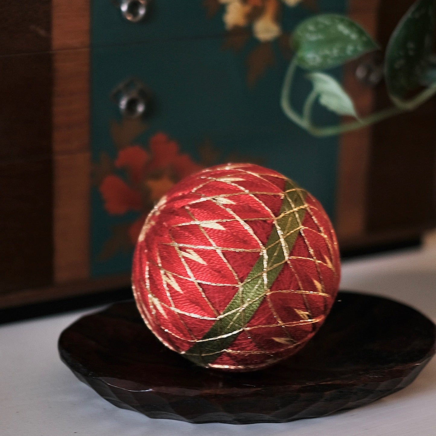 手工日本刺繡手毬 | 陽の環
