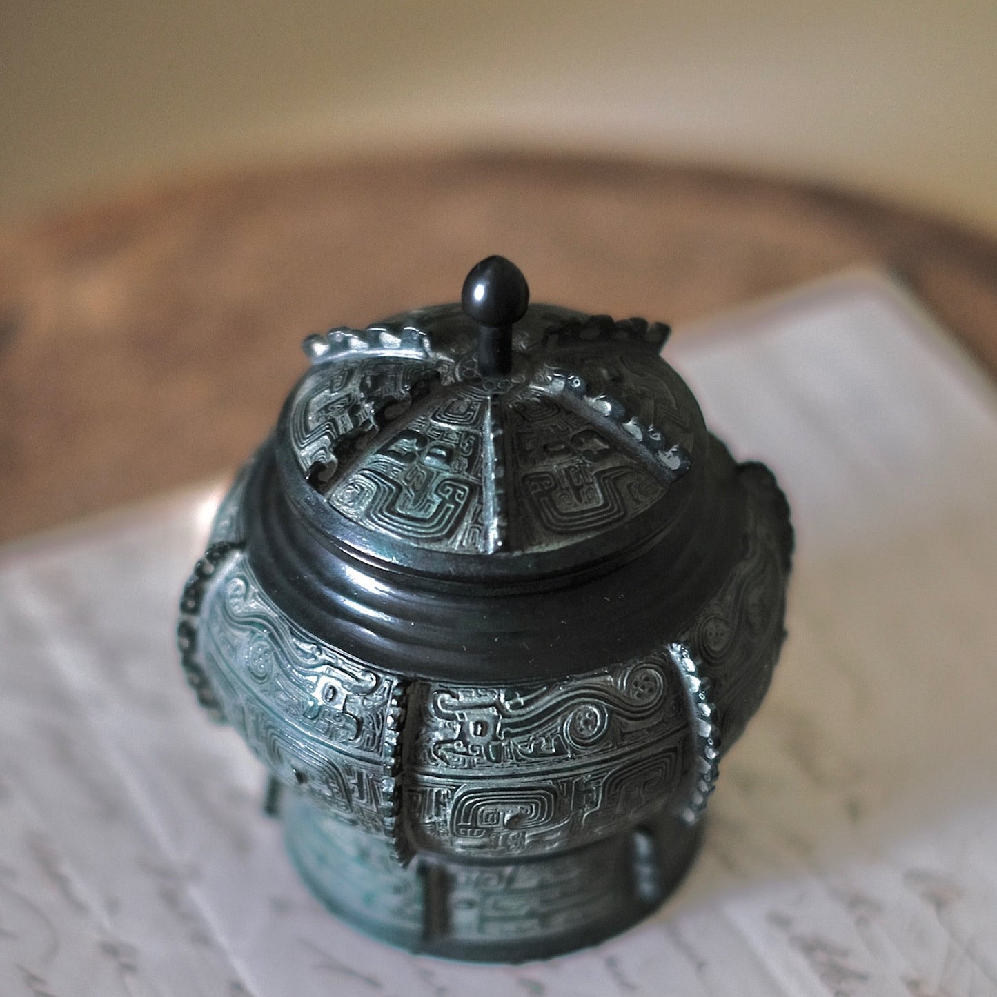 昭和仿古青銅香爐