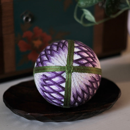 手工日本刺繡手毬 | 森羽の環