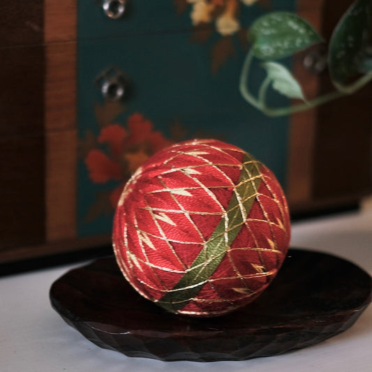 手工日本刺繡手毬 | 陽の環