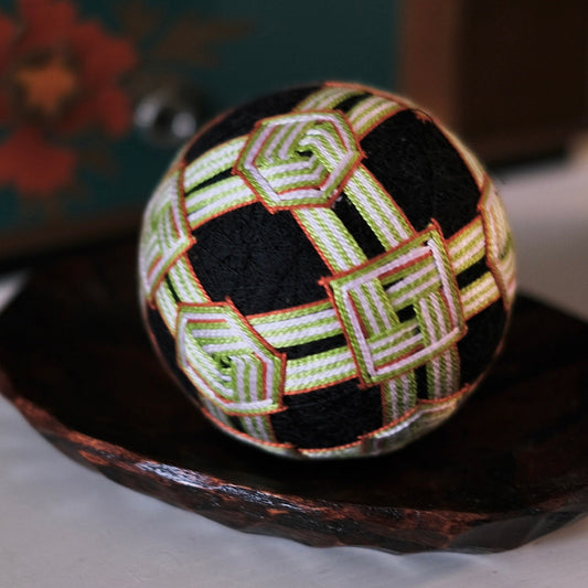 手工日本刺繡手毬｜螢結界