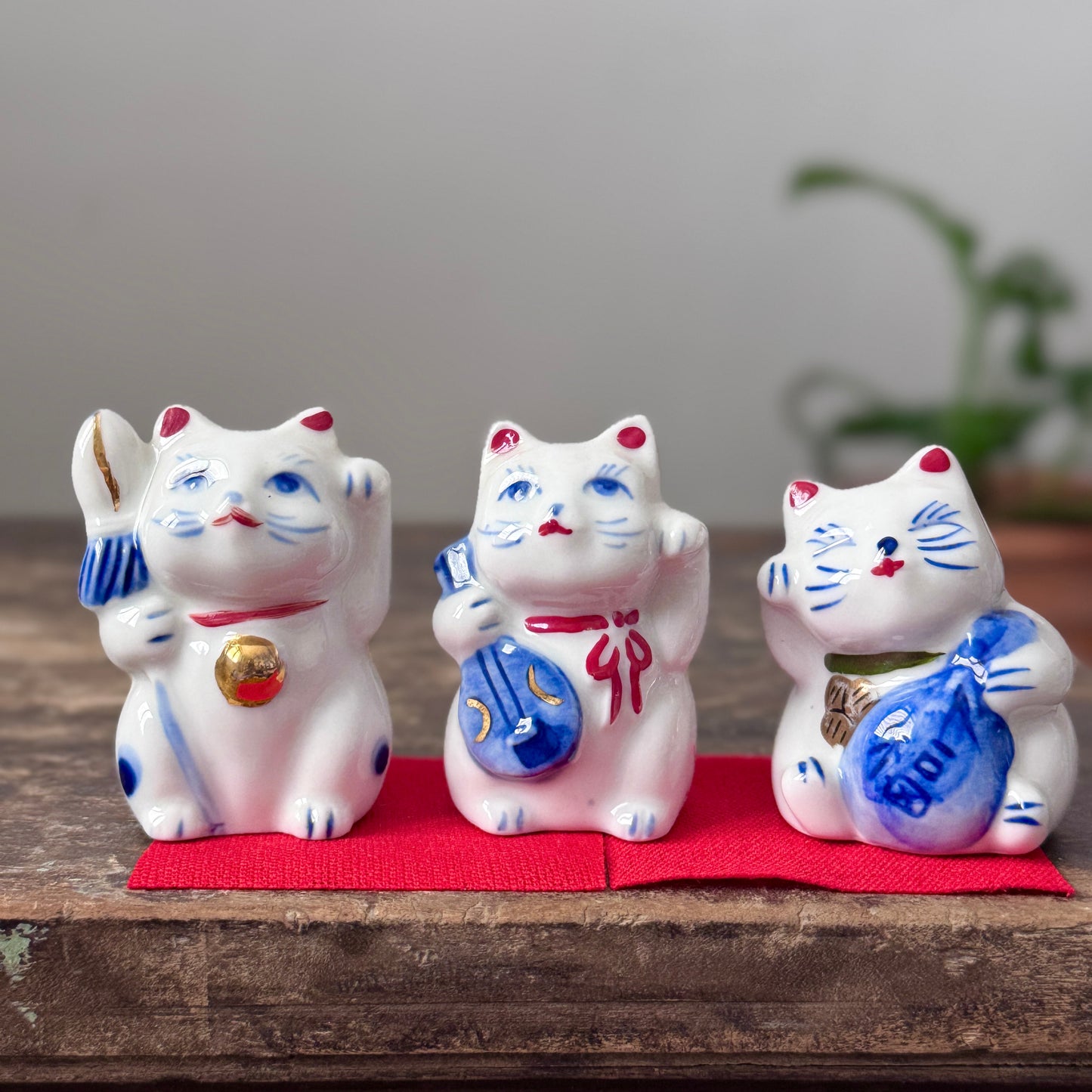 陶瓷迷你招財貓組