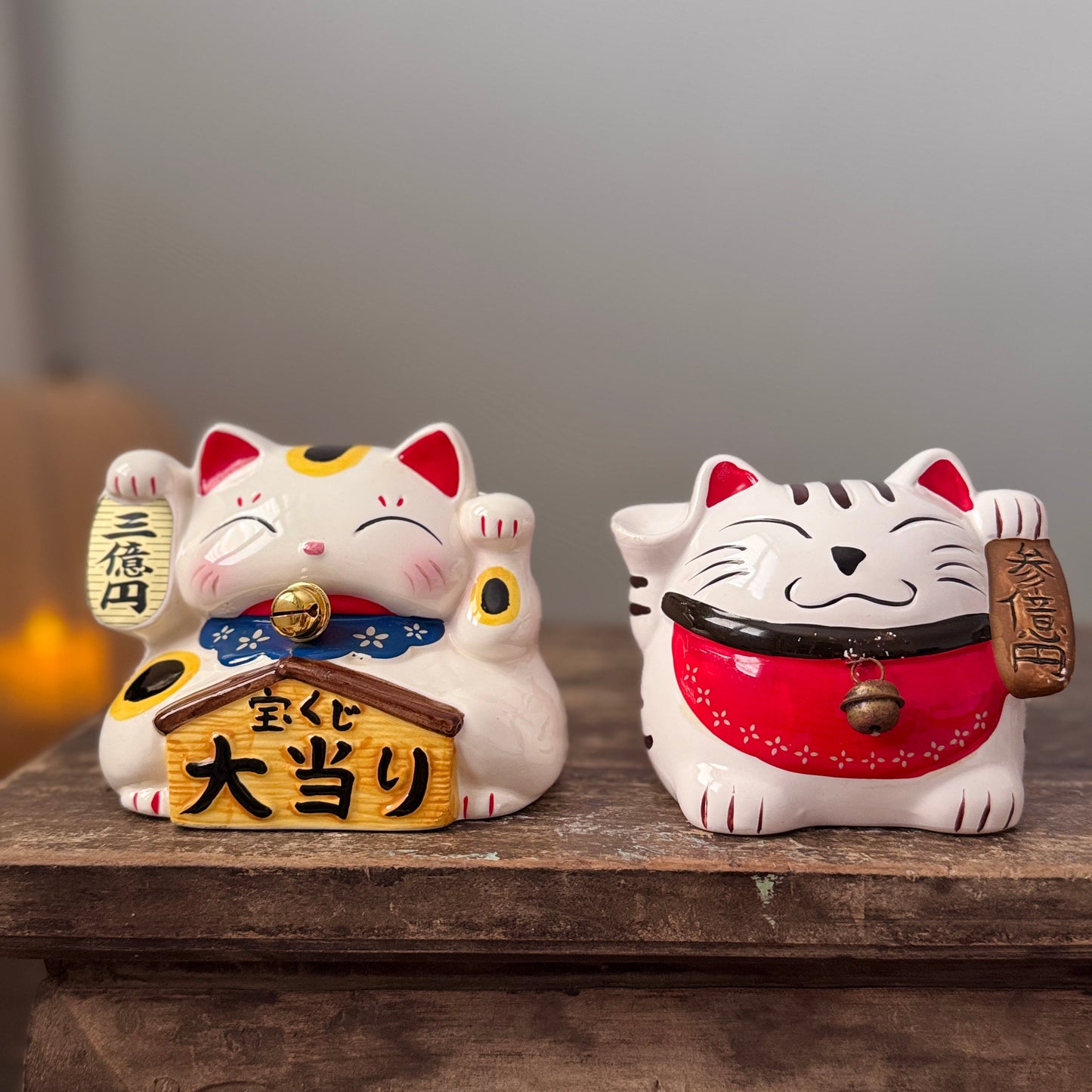 彩券頭獎招財貓