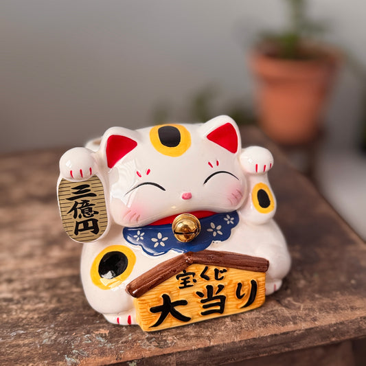 彩券頭獎招財貓