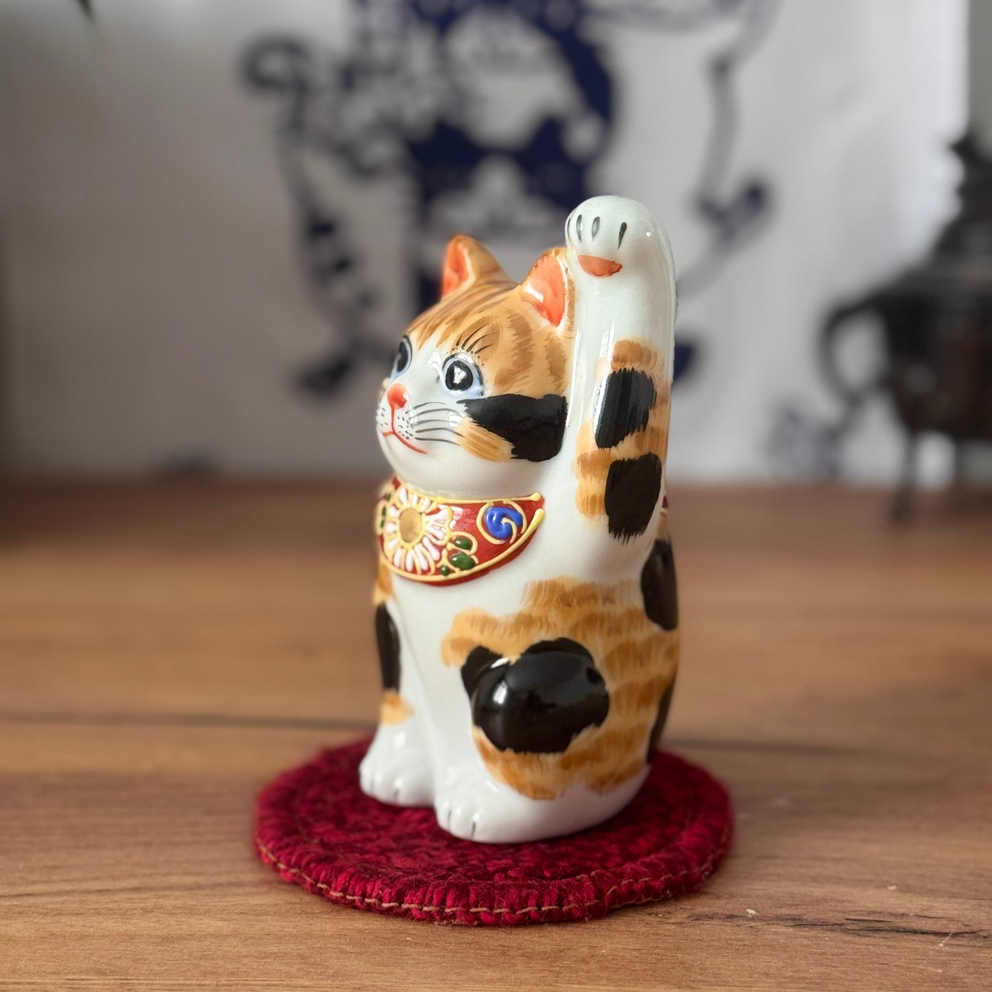 經典三花招財貓